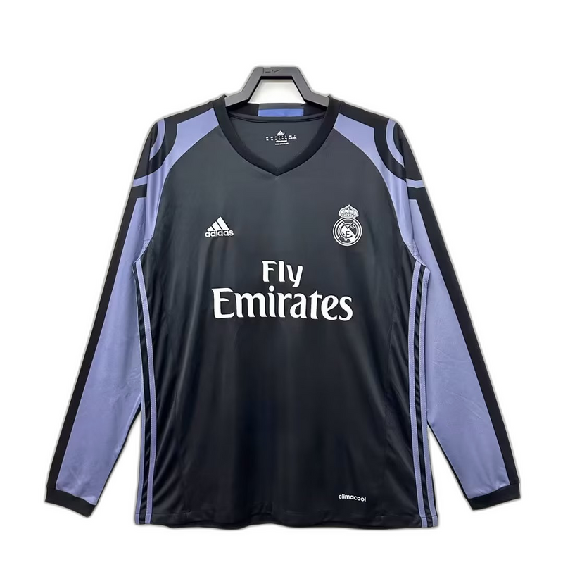 Camisa Real Madrid 16/17 III - Manga Longa Retrô